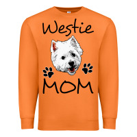Carrot westie mom dog mama west highland terrier dog Premium Sweatshirt - linhVisuals