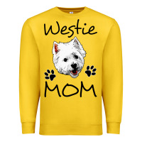 Lemon westie mom dog mama west highland terrier dog Premium Sweatshirt - linhVisuals