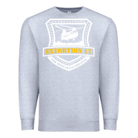 Heather Grey Extortion 17 seals team six Premium Sweatshirt - linhVisuals