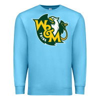 Ocean Blue william & mary tribe Premium Sweatshirt - linhVisuals