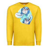 Lemon poliwag watercolor Premium Sweatshirt - linhVisuals