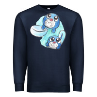 Navy poliwag watercolor Premium Sweatshirt - linhVisuals