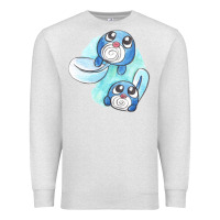 Oatmeal Heather poliwag watercolor Premium Sweatshirt - linhVisuals