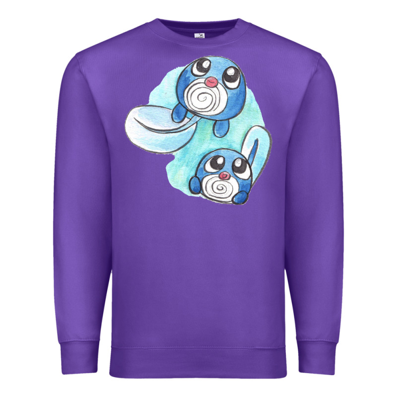 Poliwag Watercolor Premium Sweatshirt by linhVisuals | Teevron