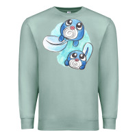 Seafoam poliwag watercolor Premium Sweatshirt - linhVisuals
