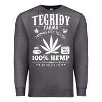 Charcoal Heather tegridy farms Premium Sweatshirt - linhVisuals