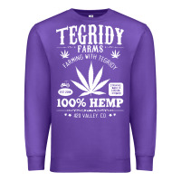 Purple tegridy farms Premium Sweatshirt - linhVisuals