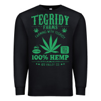 Black tegridy farms Premium Sweatshirt - linhVisuals