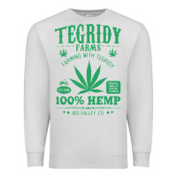 Dove Grey tegridy farms Premium Sweatshirt - linhVisuals