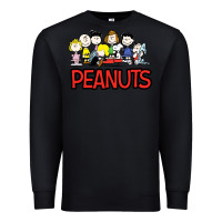 Black peanuts animation Premium Sweatshirt - linhVisuals