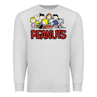 Dove Grey peanuts animation Premium Sweatshirt - linhVisuals