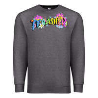 Charcoal Heather trasher Premium Sweatshirt - linhVisuals