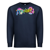 Navy trasher Premium Sweatshirt - linhVisuals