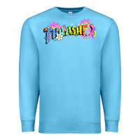 Ocean Blue trasher Premium Sweatshirt - linhVisuals