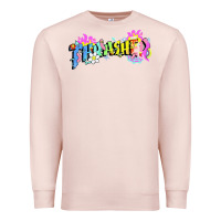 Pale Pink trasher Premium Sweatshirt - linhVisuals
