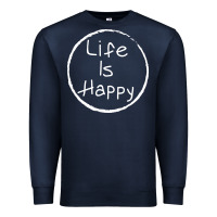 Navy life is happy Premium Sweatshirt - linhVisuals