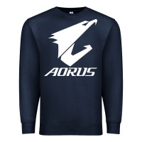 Navy papan ibu gigabyte aorus yang lagi baru Premium Sweatshirt - linhVisuals