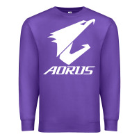 Purple papan ibu gigabyte aorus yang lagi baru Premium Sweatshirt - linhVisuals