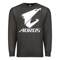 Smoke papan ibu gigabyte aorus yang lagi baru Premium Sweatshirt - linhVisuals