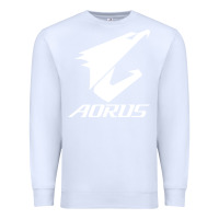 White papan ibu gigabyte aorus yang lagi baru Premium Sweatshirt - linhVisuals