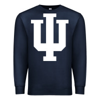 Navy Indiana Hoosiers, merch Premium Sweatshirt - linhVisuals
