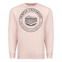 Pale Pink temple university Premium Sweatshirt - linhVisuals
