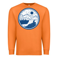 Carrot River Mountain Badge Premium Sweatshirt - linhVisuals