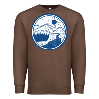 Chestnut River Mountain Badge Premium Sweatshirt - linhVisuals