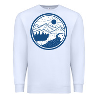 White River Mountain Badge Premium Sweatshirt - linhVisuals