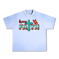 Grape Ice Have Faith Urban Heavy Tee - BundleAndBundleShop