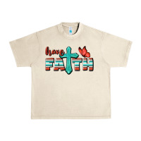 Sandshell Have Faith Urban Heavy Tee - BundleAndBundleShop