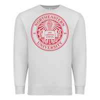 Dove Grey northeastern university Premium Sweatshirt - linhVisuals