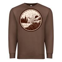 Chestnut River Forest Brown Premium Sweatshirt - linhVisuals
