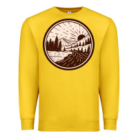 Lemon River Forest Brown Premium Sweatshirt - linhVisuals