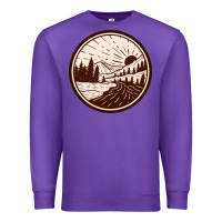 Purple River Forest Brown Premium Sweatshirt - linhVisuals