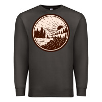 River Forest Brown Premium Sweatshirt | Teevron