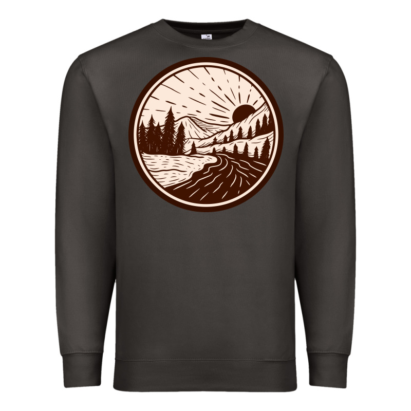 River Forest Brown Premium Sweatshirt by linhVisuals | Teevron