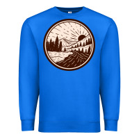 True Royal River Forest Brown Premium Sweatshirt - linhVisuals