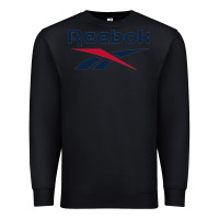 Black ree-bok-vector-art Premium Sweatshirt - linhVisuals