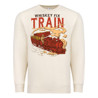 Sandshell Whiskey Train Premium Sweatshirt - linhVisuals