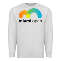 Dove Grey miami open Premium Sweatshirt - linhVisuals