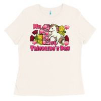 Bone My first Valentine's Day Unicorn Ladies Tee - FaDigitalArtStudio