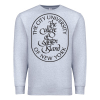 Heather Grey College Of Staten Island Premium Sweatshirt - linhVisuals