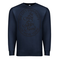 Navy College Of Staten Island Premium Sweatshirt - linhVisuals