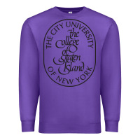 Purple College Of Staten Island Premium Sweatshirt - linhVisuals