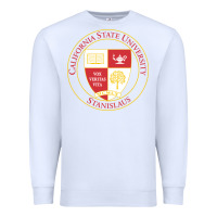 White Csu Stanislaus Premium Sweatshirt - linhVisuals