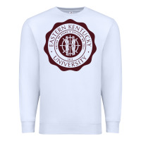 White Eastern Kentucky University Premium Sweatshirt - linhVisuals