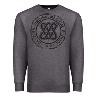 Charcoal Heather Eastern Virginia Medical School Premium Sweatshirt - linhVisuals