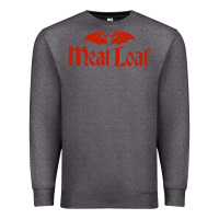 Charcoal Heather MEAT LOAF Premium Sweatshirt - linhVisuals