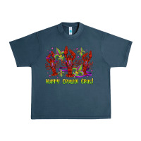 Midnight Navy happy crawdi gras mardi gras carnival Urban Heavy Tee - Jasminsmagicworld
